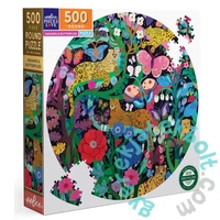 EeBoo 500 db-os Kör puzzle - Jaguars and Butterflies (PZFJGB)