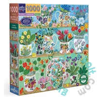 EeBoo 1000 db-os puzzle - Floral Cupboard (PTZ719)