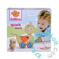 Eichhorn Baby - Fa készségfejlesztő húzható kacsa 