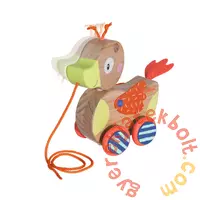 Eichhorn Baby - Fa készségfejlesztő húzható kacsa 