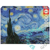 Educa - 1000 db-os puzzle - A csillagos éjszaka, Vincent Van Gogh (19263)