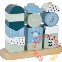 Eichhorn Baby - Fa készségfejlesztő kocka játék - állatok 