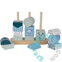 Eichhorn Baby - Fa készségfejlesztő kocka játék - állatok 