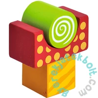 Eichhorn színes fa építőkocka szett 50 db-os (2226)