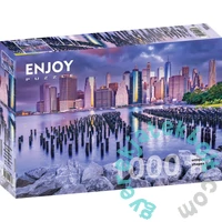 Enjoy 1000 db-os puzzle - Cloudy Sky Over Manhattan, New York (1065)