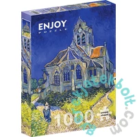 Enjoy 1000 db-os puzzle - Vincent Van Gogh: The Church in Auvers-sur-Oise (1152)