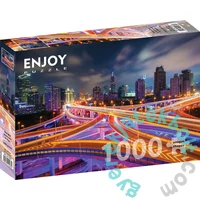 Enjoy 1000 db-os puzzle - Shanghai Downtown at Night (1275)
