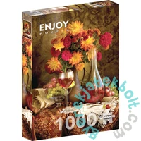 Enjoy 1000 db-os puzzle - Dahlias and Wine (1332)