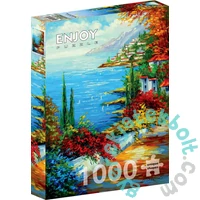 Enjoy 1000 db-os puzzle - Town by the Sea (1844)