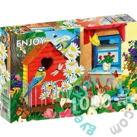 Enjoy 1000 db-os puzzle - Birdhouse Garden (1913)