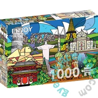 Enjoy 1000 db-os puzzle - World Landmarks (2054)