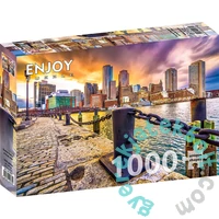 Enjoy 1000 db-os puzzle - Boston Harbor at Dusk, USA (2079)