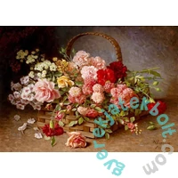 Enjoy 1000 db-os puzzle - A Basket of Roses and Carnations (1530)