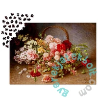 Enjoy 1000 db-os puzzle - A Basket of Roses and Carnations (1530)