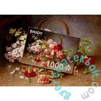 Enjoy 1000 db-os puzzle - A Basket of Roses and Carnations (1530)