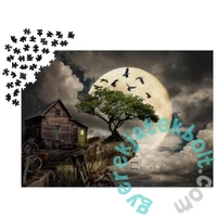 Enjoy 1000 db-os puzzle - A Log Cabin on a Cliff (1614)