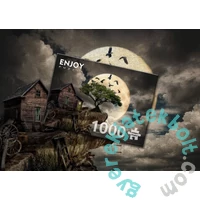 Enjoy 1000 db-os puzzle - A Log Cabin on a Cliff (1614)