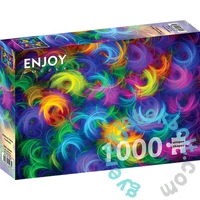Enjoy 1000 db-os puzzle - Abstract Neon Feathers (1964)