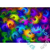 Enjoy 1000 db-os puzzle - Abstract Neon Feathers (1964)
