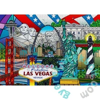 Enjoy 1000 db-os puzzle - American Landmarks Collage (1937)
