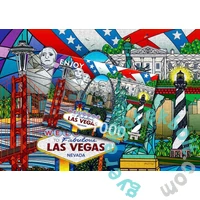 Enjoy 1000 db-os puzzle - American Landmarks Collage (1937)