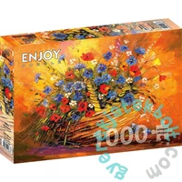 Enjoy 1000 db-os puzzle - Basket with Flowers (1687)