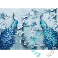 Enjoy 1000 db-os puzzle - Blue Peacocks (1623)