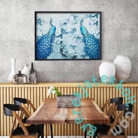 Enjoy 1000 db-os puzzle - Blue Peacocks (1623)