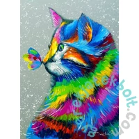 Enjoy 1000 db-os puzzle - Bright Cat and Butterfly (1781)
