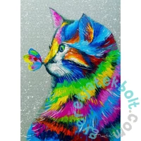 Enjoy 1000 db-os puzzle - Bright Cat and Butterfly (1781)