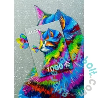 Enjoy 1000 db-os puzzle - Bright Cat and Butterfly (1781)
