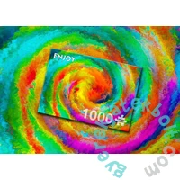 Enjoy 1000 db-os puzzle - Colorful Gradient Swirl (1236)