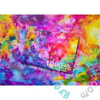 Enjoy 1000 db-os puzzle - Colourful Abstract Oil Painting (1092)