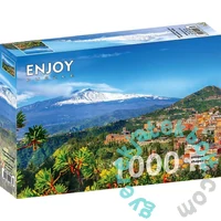 Enjoy 1000 db-os puzzle - Etna Volcano and Taormina, Sicily (2087)
