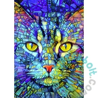 Enjoy 1000 db-os puzzle - Fiona the Stained Glass Cat (2310)