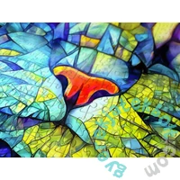 Enjoy 1000 db-os puzzle - Fiona the Stained Glass Cat (2310)