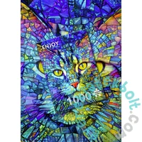 Enjoy 1000 db-os puzzle - Fiona the Stained Glass Cat (2310)