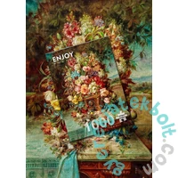 Enjoy 1000 db-os puzzle - Flowers Still Life with Blue Tit (1518)