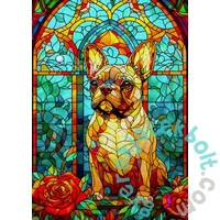 Enjoy 1000 db-os puzzle - French Bulldog Stained Glass (2312)