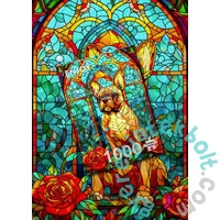 Enjoy 1000 db-os puzzle - French Bulldog Stained Glass (2312)