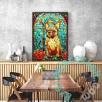 Enjoy 1000 db-os puzzle - French Bulldog Stained Glass (2312)