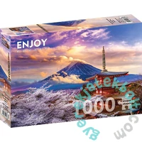 Enjoy 1000 db-os puzzle - Fuji Mountain in Spring, Japan (1368)