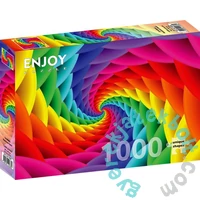 Enjoy 1000 db-os puzzle - Gradient Rainbow Swirl (1638)