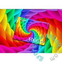 Enjoy 1000 db-os puzzle - Gradient Rainbow Swirl (1638)