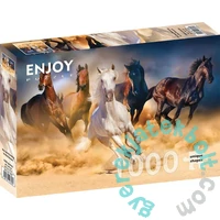 Enjoy 1000 db-os puzzle - Horses Running in the Desert (1356)