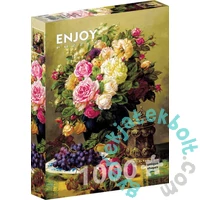 Enjoy 1000 db-os puzzle - Jean-Baptiste Robie: Still Life with Roses (1107)