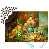 Enjoy 1000 db-os puzzle - Josef Schuster: Still Life with Fruit Flowers and a Parrot (1191)
