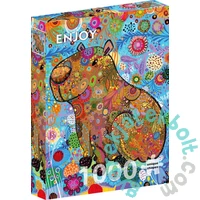 Enjoy 1000 db-os puzzle - Patterned Capybara (2412)