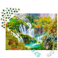 Enjoy 1000 db-os puzzle - Plitvice Waterfalls in Autumn (1266)