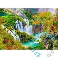 Enjoy 1000 db-os puzzle - Plitvice Waterfalls in Autumn (1266)
